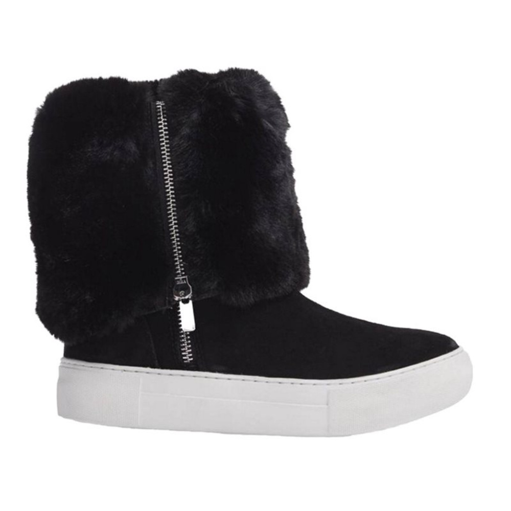 Jslides - Women's Apple Bootie - Black Suede